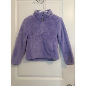 NWT! Zeroxposur Soft Plush Pullover Quarter Zip Purple Size‎ 8 Pockets Casual